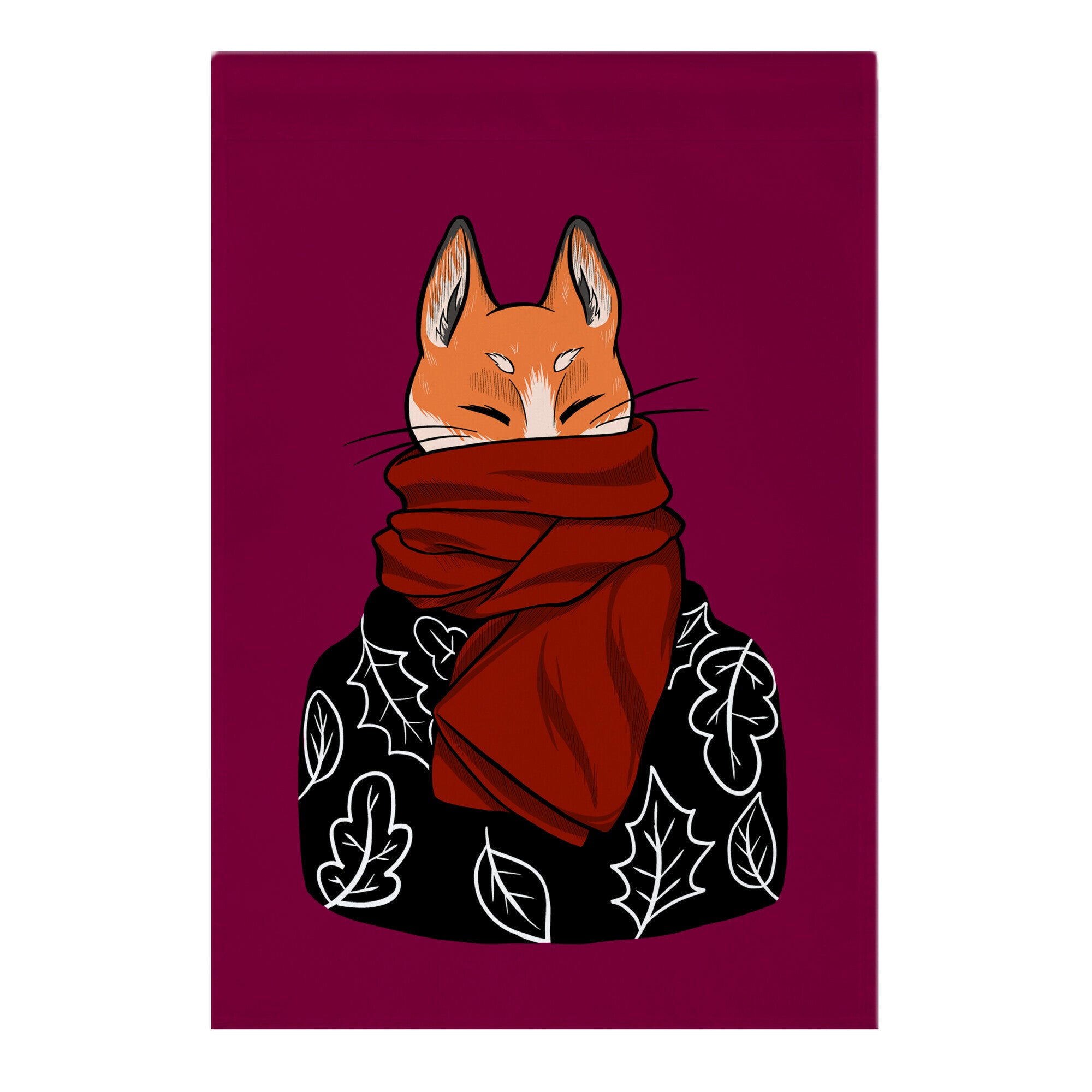Autumn Fox Garden Flag